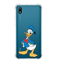Huawei Y5 2019  Köşe Korumalı Antişok Kapak Donald Duck Tasarımlı Şeffaf  Kılıf