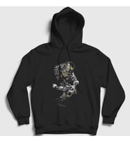 Presmono Unisex Siyah Dövme Tattoo Artist Skull Kapüşonlu Sweatshirt 349301tt
