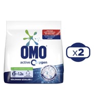 Omo Matik Active Oxygen Toz Deterjan 1,2 Kg  2 Adet