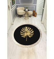 Dijital Baskı Modern Kaymaz Taban Halı H0355