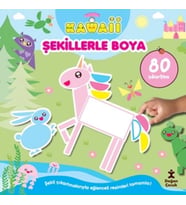 Sevimliler Kawaii  Şekillerle Boya