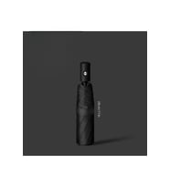 Siyah 8 Telli Şemsiye Unisex Rüzgara Dayanıklı Kırılmayan Erkek Kadın Tam Otomatik Şemsiye 98x58 cm
