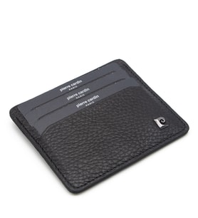 Pierre Cardin Siyah Floater Unisex Deri Kartlık 0046A41