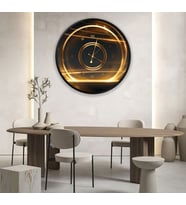 Kanvas (Ahşap) Duvar Saati - 70 cm