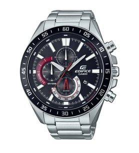 Casio Efv-620D-1A4 Çelik Kasa Çelik Kordon Kronometreli Takvimli Erkek Kol Saati (Gümüş)