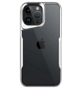 Newface Apple iPhone 15 Pro Max Kılıf Boyi Silikon Kapak - Gümüş