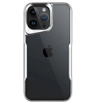 Newface Apple iPhone 15 Pro Max Kılıf Boyi Silikon Kapak - Gümüş