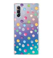 PrintiFy Samsung Galaxy Note 10 ile Uyumlu Water Color 6  Kamera Korumalı Şeffaf  Kılıf