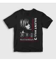 Presmono Unisex Çocuk Siyah Heather Mason Silent Hill 3 T-Shirt 543082tt