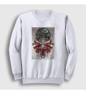 Presmono Unisex Beyaz The Link Gojira Sweatshirt 53503tt