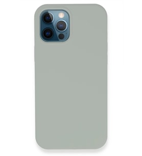 Durukar® iPhone 12 Pro Kılıf Lansman Legant Silikon - Açık Gri