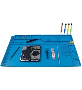 Silikon Çalışma Tamir Pedi S180 555x350mm Isıya Dayanıklı Manyetikli / Mıknatıslı