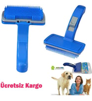 Kedi Köpek Tüy Alıcı Toplayıcı Tarak Seti Bakım Fırçası Toparlayıcı Tarama Aleti Tüy Alıcı Tarak