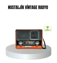 Vintage Radyo - Nostaljik Tasarım Ve Modern Teknoloji Bir Arada