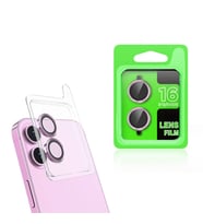 Lexroo iPhone 16 Plus CL-07 Kamera Lens Koruyucu - Pembe