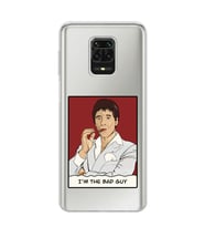 Redmi Note 9 Pro / 9s Uyumlu Scarface Tony Montana Tasarımlı Şeffaf Telefon Kılıfı