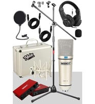 Midex CX1-C Mikrofon + GLX-800 + Kulaklık + MS06 Stand + Shock Mount Pop Filtre Set