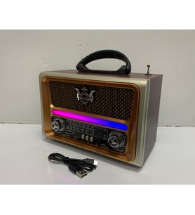 Everton Rt-780 Usb/Bt/Fm Nostaljik Işıklı Radyo