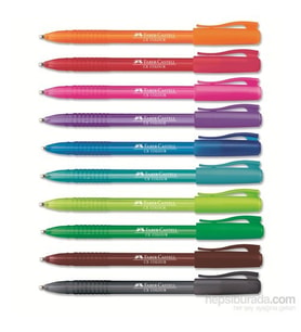 Fabercastell Renkli Tükenmez Kalem Kırmızı