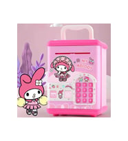 Sanrio Kawaii Kuromi Elektronik Şifreli Kumbara Atm Görünümlü Kumbara (Pembe)