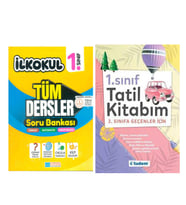 Evrensel İletişim 1. Sınıf Tüm Dersler Soru Bankası ve Tudem Tatil Kitabı Seti 2 Kitap