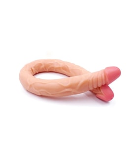 Censan Ten Rengi 55 cm Çift Taraflı Dildo Model No:1034