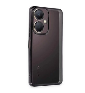 Vivo Y27 Kılıf Razer Lensli Silikon - Siyah