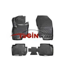 Mitsubishi Outlander 3D Havuzlu Paspas 2015 Siyah (Karışık)