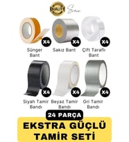 Premium Ekstra Güçlü Sızdırmaz Su Geçirmez Mutfak Lavabo Kenar Tamir Bandı Sakız Bant Çift Taraflı
