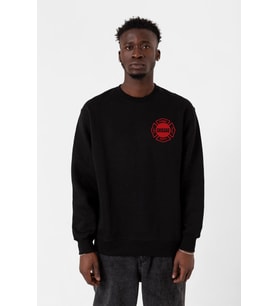 Chicago Fire Logo Siyah Erkek 2ip Sweatshirt
