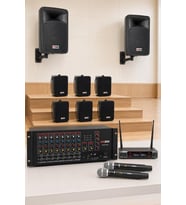 Okul Ses Sistemi İdeal İç-Dış Anfi Hoparlör Sistemi Full Paket-4