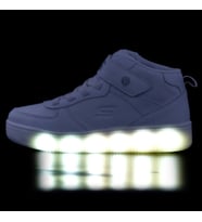 Skechers Sport Court 92-Show Starter Kids Sneaker Lastik Bağcıklı Cırtlı Işıklı Bilekli Çocuk Ayakkabısı Beyaz