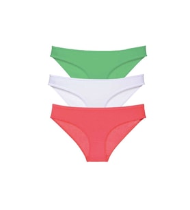 Mulvxbrf Brf02 3 Adet Süper Eko Set Likralı Kadın Slip Külot 546 (Mulvix)