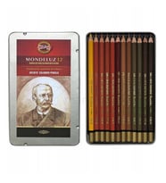 Koh-i-Noor Mondeluz Aquarell Sulu Boya Kalem Seti 12li Brown Line