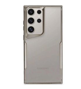 Samsung Galaxy S24 Ultra Kılıf Boyi Silikon Kapak - Titan Gri
