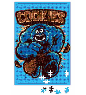Cookie Monster Kurabiye Canavarı Hulk Puzzle 240 Parça Yapboz