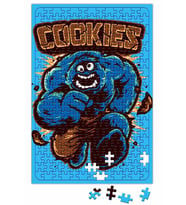 Cookie Monster Kurabiye Canavarı Hulk Puzzle 240 Parça Yapboz