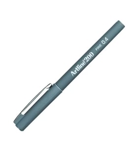 ARTLİNE EK-200N FİNELİNER KEÇE UÇLU KALEM 0.4mm GRİ