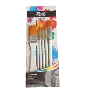 Rich Ekonomik Fırça Seti 6 lı Set9 06693