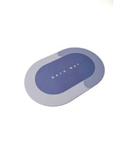 Su Emici Abdest ve Banyo Paspası ( Bath Mat ) (Mavi)