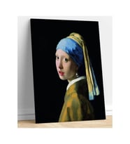 Kanvas Tablo Johannes Vermeer Inci Küpeli Kız Kanvas Tablo 70 X 100