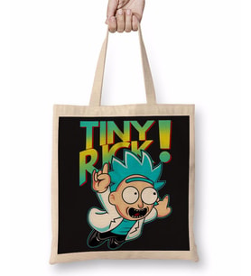 Rickzinho - Tiny Rick Rick e Morty 1 Bez Çanta Uzun Saplı