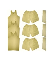 3'lü Nano Renk Askılı Atlet + Boxer Iç Çamaşırı + Çorap Acemi,bedelli Askeri Malzeme Seti (Standart)
