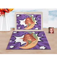 BK Gift Kişiye Özel Kız Çocuk Melek Karikatürlü 1000 Parça Profesyonel Puzzle-1