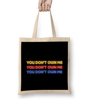 YOU DON'T OWN ME Bez Çanta Uzun Saplı