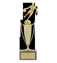 ODAK KUPA - Figürlü Kupalar - Basketbol Kadın Figürlü Kupalar FG-039 A - 34 cm