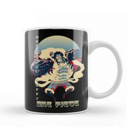 One Piece Monkey D Luffy 04 Kupa Bardak Porselen