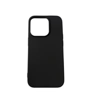 iPhone 14 Pro ile Uyumlu Cappy Silikon Kılıf Siyah
