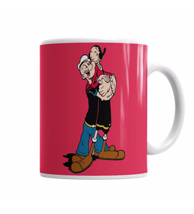 Popeye Temel Reis Kupa Bardak Porselen