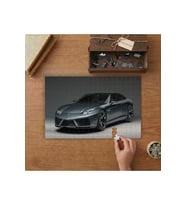 Lüks Gri Araç Tasarımı 240 parça Ahşap Puzzle Ahşap Kutuda MP04496